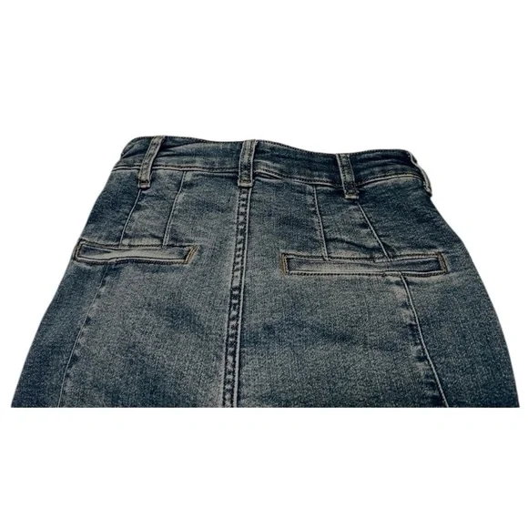 PILCRO Blue Denim Size 28 Flare Wide Leg Jeans - Picture 5 of 6